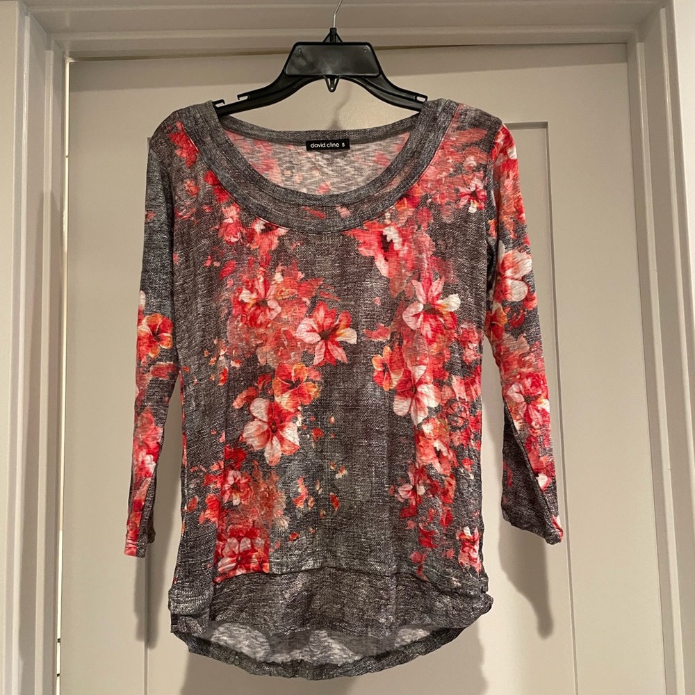 David Cline shirt in size small.